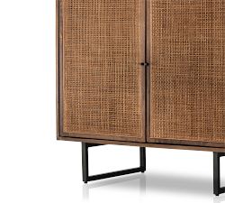 Dolores Cane Cabinet (35&quot;)