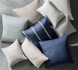 Sunbrella&#174; Recycled Woven Outdoor Pillow