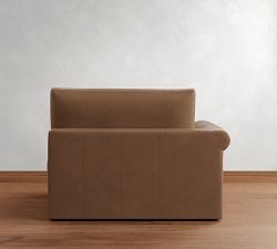 Build Your Own Westwood Roll Arm Deep Seat Leather Sectional