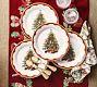 Nostalgic Christmas Icon Stoneware Salad Plates - Set of 4