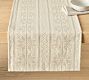 Snowflake Fair Isle Cotton Table Runner