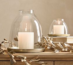 Cloche Hurricane Candle Holder