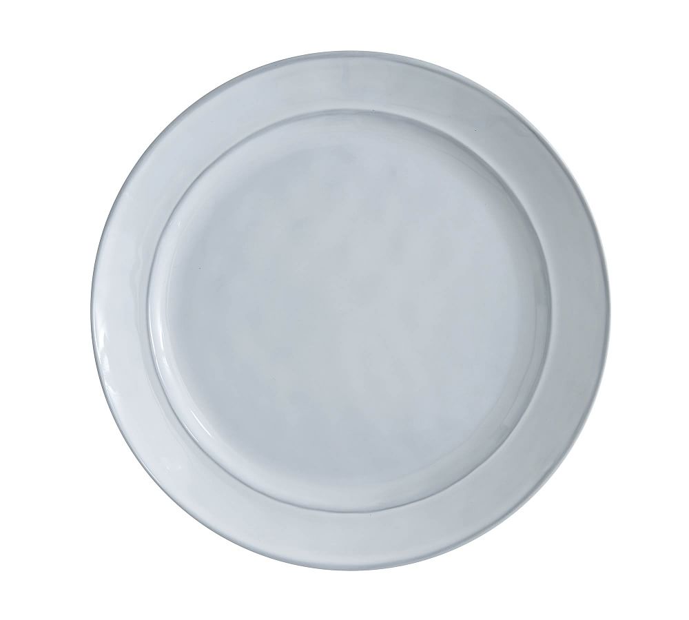 Cambria Handcrafted Stoneware Salad Plates in Fog - Set of 4