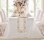 LoveShackFancy Embroidered Bow Table Runner