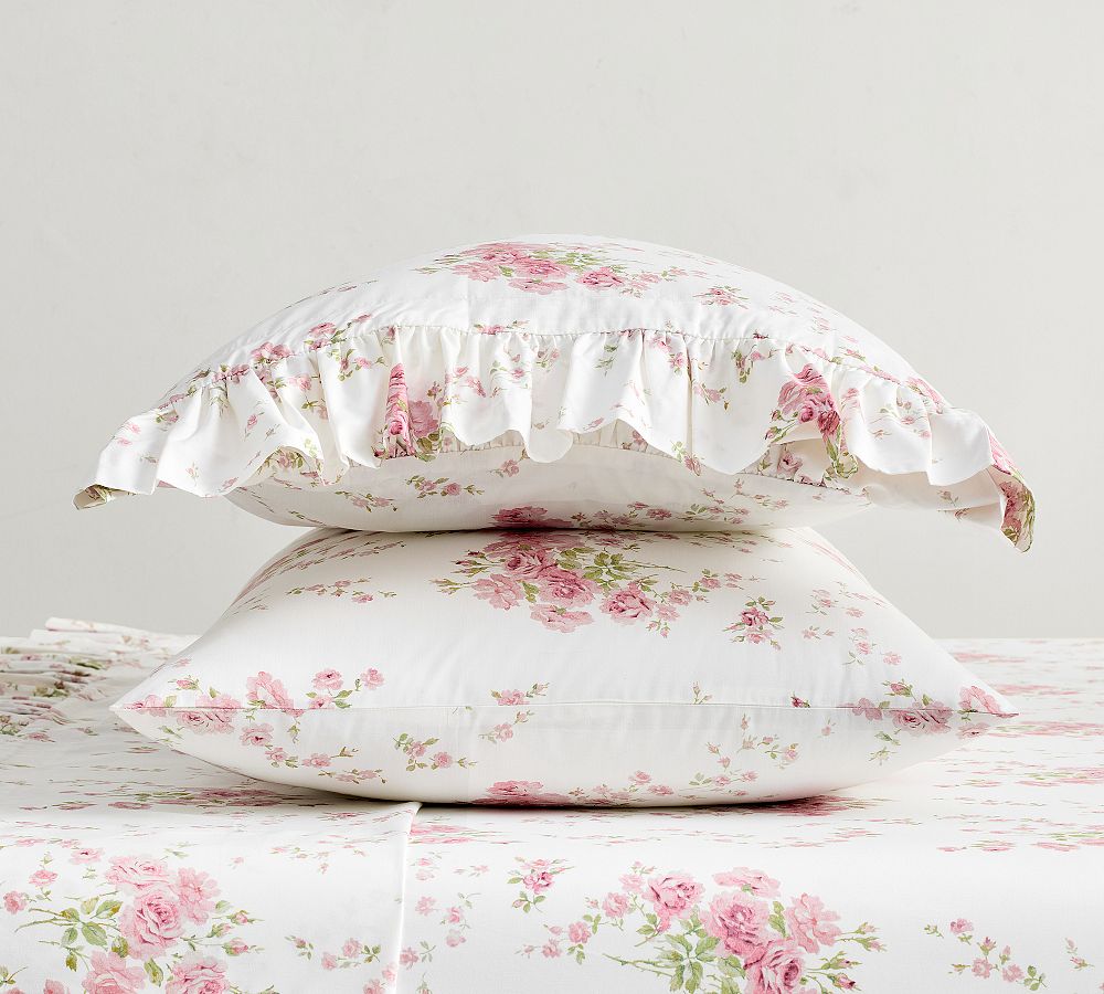 LoveShackFancy Antique Fresco Printed Pillowcases - Set of 2