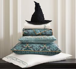 Elphaba Gold Embroidered Decorative Pillow