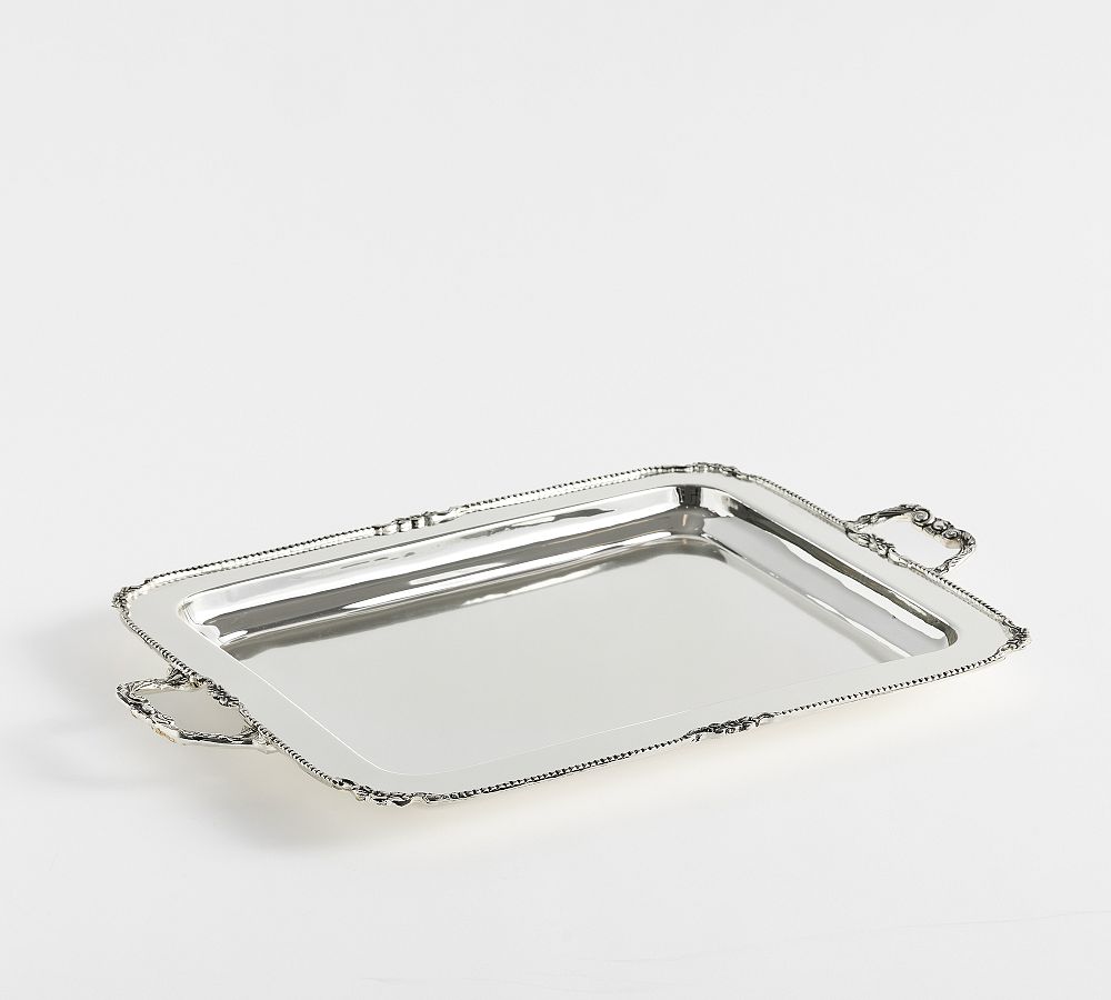 LoveShackFancy Silver Decorative Tray