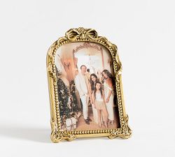 LoveShackFancy Gold Bow Frame