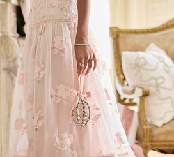 LoveShackFancy Crystal Bow Oval Ornament