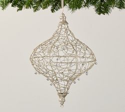 LoveShackFancy Glitter Cage Ornament