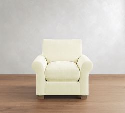PB Comfort Modern Roll Arm Chair