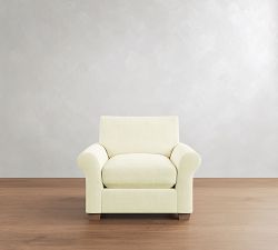PB Comfort Modern Roll Arm Chair