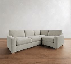 PB Comfort Modern Square Arm 3-Piece Sectional (106&quot;)