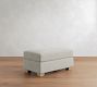 PB Comfort Modern Square Arm Ottoman and a Half
