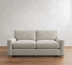 PB Comfort Modern Square Arm  Sleeper Sofa (57"-81")