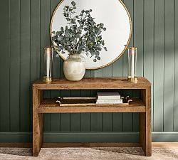Reclaimed Parquet Console Table (52&quot;)