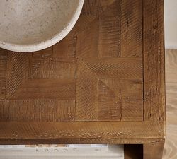 Reclaimed Parquet Console Table (52&quot;)