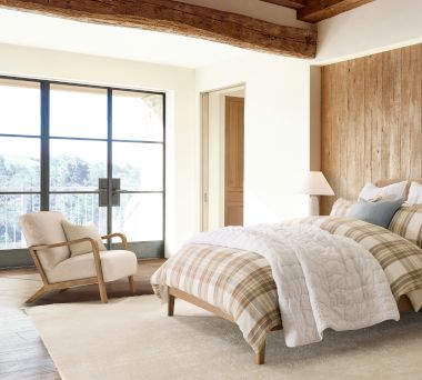 Layton Stewart Plaid Bedroom