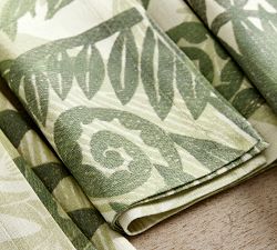 Fern Botanical Organic Cotton Napkins - Set of 4