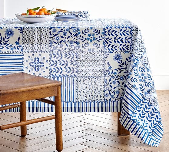 Mark D. Sikes Clementine Patchwork Tablecloth - Thumbnail 4