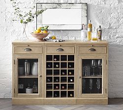 Modular Bar Buffet With Wine Grid (54&quot;)