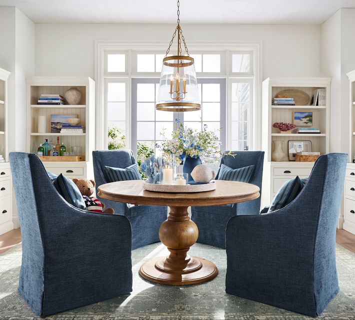 York Slipcovered Dining Chair Pottery Barn