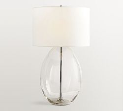 Bennett Recycled Glass Table Lamp (22"-33")