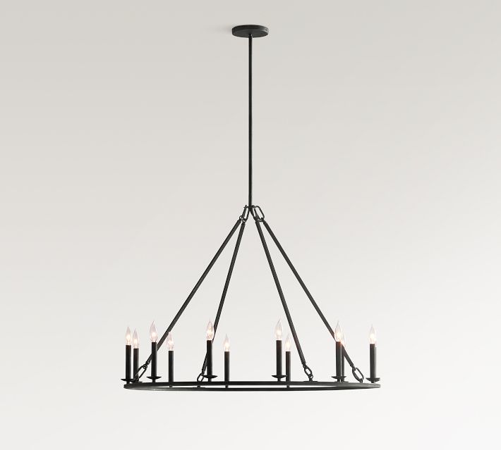 Remming Linear Chamberlin Metal Linear Chandelier (48