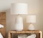 Calla Ceramic Table Lamp (15"-26")