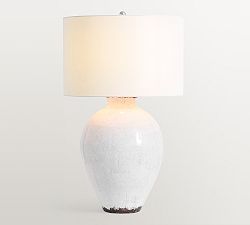 Bethany Round Ceramic Table Lamp (27&quot;)