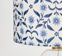 Carter Glass Table Lamp with Mark D. Sikes Clementine Shade (29")