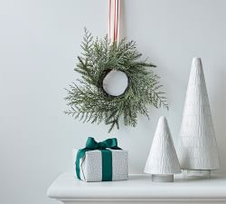 Faux Mixed Pine Wreath