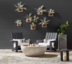 Faux Mounted Staghorn Ferns