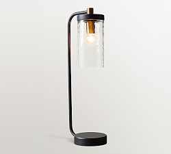 Raylan Recycled Glass USB Table Lamp (20&quot;)