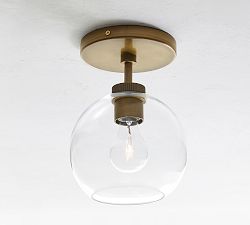 Reagan Glass Flush Mount (8")