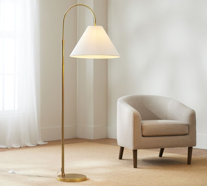 Sinclair Metal Arc Floor Lamp Stylish Lighting Pottery Barn