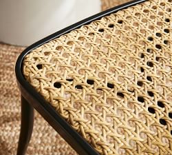 Leucadia Metal &amp; Cane Stackable Bistro Chair