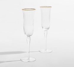 Monique Lhuillier Tatum Champagne Flutes