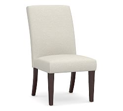 Open Box: PB Comfort Square Upholstered Dining Side Chair - Performance Boucle Oatmeal