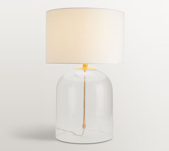 Aria Glass Dome Table Lamp Pottery Barn
