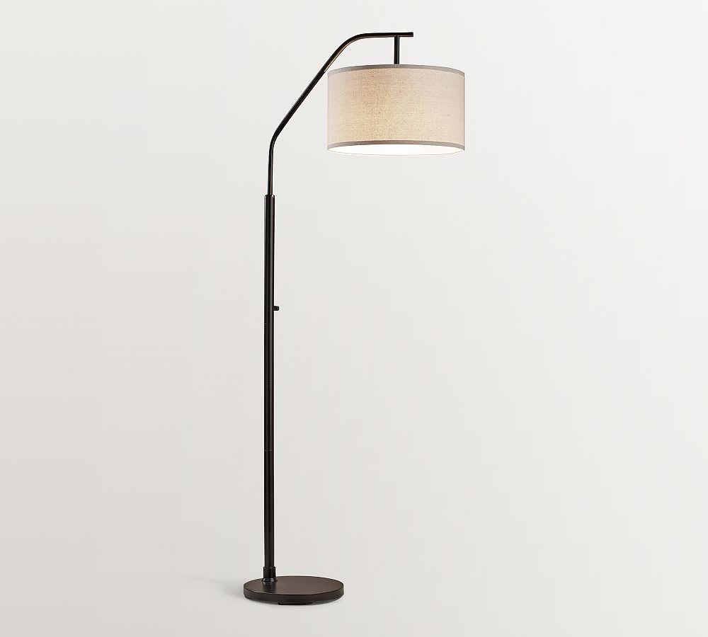 Payton Metal Floor Lamp (65") - Black
