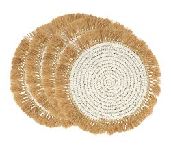 Raffia Placemats, Set of 4