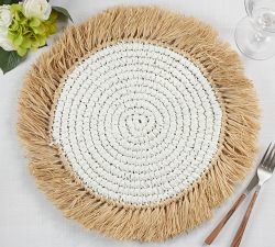 Raffia Placemats, Set of 4
