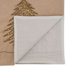Beaded Christmas Tree Table Runner