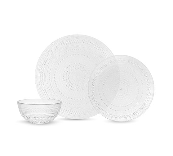 Jupiter 12-Piece Glass Dinnerware Set