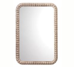 Audrey Beaded Rectangular Wall Mirror