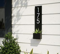 Post &amp; Porch Standing Tall Address Planters