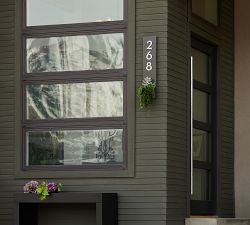 Post &amp; Porch Standing Tall Address Planters