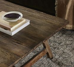 Zetta Wood Rectangular Coffee Table (54")