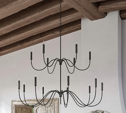 Woodhouse Iron Chandelier (34&quot;-58&quot;)